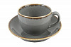 Чашка Porland 340 мл фарфор цвет темно-серый Seasons (322134) фото